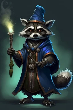 evil Raccoon wizard