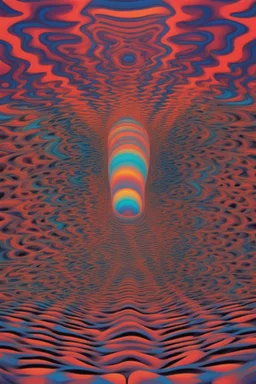a trippy creation of Psychedelic art with mind-bending patterns; psychedelic; optical art; colorful