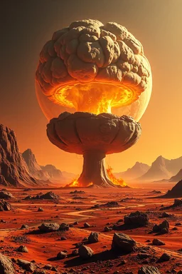 Nuclear holocaust on Mars
