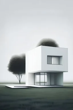Buatkan saya design rumah minimalis