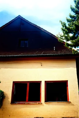 Foto di paese in zona di campagna fra Ungheria e Romania, anni 1980, strano, Molvania