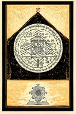 SHRI YANTRA - vintage illustration