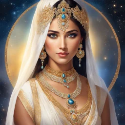 Sita, the epitome of grace and purity, embodies a celestial radiance that illuminates her surroundings. Her luminous complexion, like the soft glow of moonlight, exudes an ethereal beauty that captivates hearts. Her eyes, deep and sparkling like pools of wisdom, reflect her inner strength and unwavering devotion. Adorned with delicate jewelry and garments that shimmer like the morning sun, Sita's every movement exudes elegance and sophistication. Her long, flowing locks cascade like a waterfall,