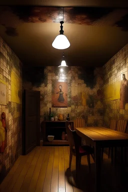 Pożar wallpaper style, lasy party on basment