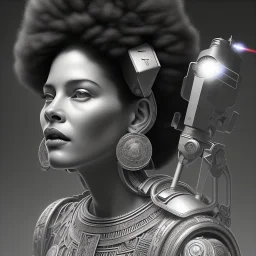 Painting of a White men with an afro hair cut,liv tyler, with laser eyes, perfect angle, antic grec pose, Black and white background, very detailed, high quality, very intricate, 8k, hdr, octane effect, frida khalo style