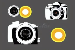 Vector DSLR Camera Photography Vector Vector Illustration กล้อง