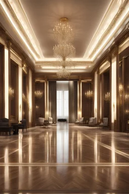 8k photorealistic hd, modern simple hotel ballroom or foyer