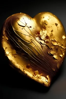 gold heart