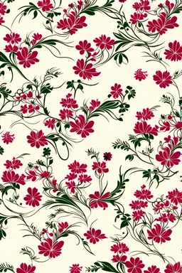 tilable cotton fabric pattern