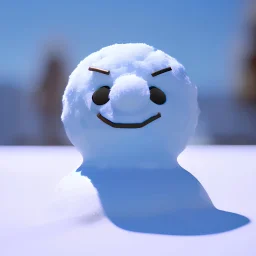 Kar küresi, snow man snow ball kid unreal engine 5, 8k