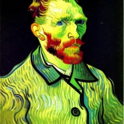 retrato de un hombre por Vincent van Gogh