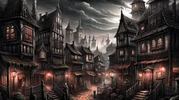 horror fantasy town