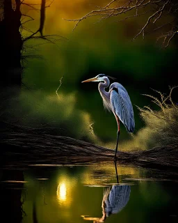 When despair for the world grows in me and I wake in the night at the least sound in fear of what my life and my children's lives may be, I go and lie down where the wood drake rests in his beauty on the water, and the great heron feeds. I come into the peace of wild things who do not tax their lives with forethought of grief. I come into the presence of still water. And I feel above me the day-blind stars waiting with their light. For a time I rest in the grace of the world, and am free.