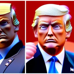 Donald Trump scar cheek g.i. joe