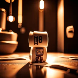 cinematic photo toilet paper Pocket funny fighter, Minimalist city hunter,<lora:Toilet_Paper_Roll_Craft_SDXL:0.8> . 35mm photograph, film, bokeh, professional, 4k, highly detailed