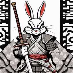 Bugs Bunny as a Samurai