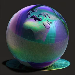 iridescent globe cloth