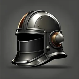Create medieval styled helmet icon