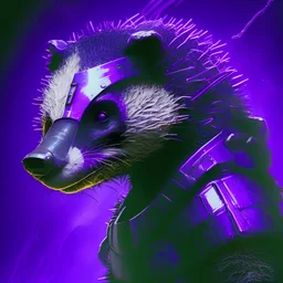 cyber honey badger (purple air)