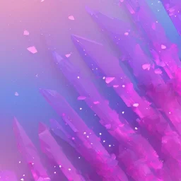 a magical crystal vertical light pink rose, pink and blue wisteria , pink vertical, blue lake,sharp, background vertical blue gradient vertical, elegant, highly detailed, artstation, concept art, smooth, sharp focus, illustration, 8k, splash art, wallpaper, key visual