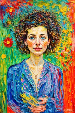 soul expansion; Surreal Impressionistic art with the color palette of matisse