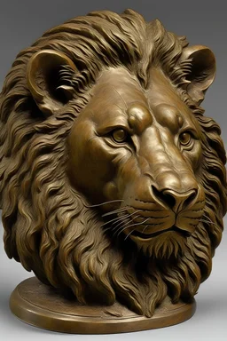 leon con cabeza de javier milei