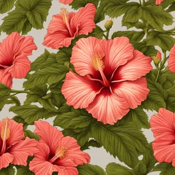 hibiscus flower, full art, detailed intricate, outlines, realistic photo of hibscus flower