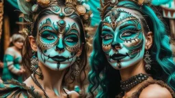 Carnival aesthetics are a Glamorous friend who has reinvented themself and a Glamorous friend who has reinvented themself, folklore is the girl with a thousand masks.