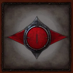 escudo de armas rojo antiguo vampiras