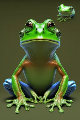 frog cyborg, matrix style