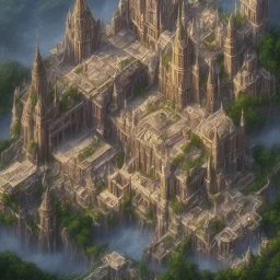 A beautiful elven city