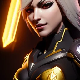 Ultra detailed fullbody Portrait in oil on canvas of overwatch character-MERCY with armor,extremely detailed digital painting,ultrarealistic skin,intense stare, extremely detailed face, crystal clear eyes, mystical colors ,perfectly centered image, perfect composition, rim light, beautiful lighting,masterpiece ,8k, stunning scene, raytracing, anatomically correct, in the style of Ohrai Noriyoshi and robert e howard and Steve Jung and Wizyakuza and Simon Bisley and uncannyknack and kilory