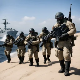 Enemy Marines are a very traditional service with a highly specialized mission. They deploy with warships and are restricted to providing shipboard security and shipboard combat - boarding or defending against boarders. Historically fairly common, this mode of combat has all but disappeared in naval engagements but is common in patrol and enforcement actions. Given these mission parameters, Marines usually choose shorter range weapons, since the opportunity for long-range fire is rarely found a
