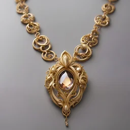 Magic tears turn a cursed necklace into a gold necklace