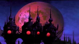 castle at night