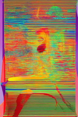 Every shadow is an entry point to light; Lowbrow post-modern art with a technicolor color palette