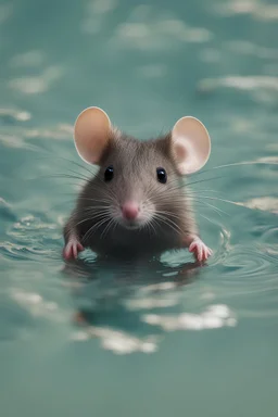 swimming mouse