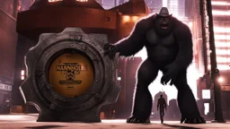 manhole and big man with monster paws intermission