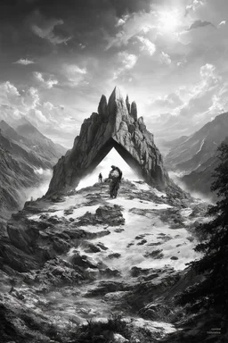 tom lee ethereum oracle of delphi seeing the future in the style of surrealism black and white