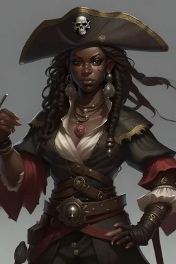 black female pirate sorcerer dnd