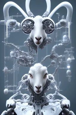 sheep brain cyborg, matrix style