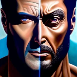 Ultra detailed fullbody Portrait in oil on canvas of Colosuss merges with Wolverine,extremely detailed digital painting,ultrarealistic skin,intense stare, extremely detailed face, crystal clear eyes, mystical colors ,perfectly centered image, perfect composition, rim light, beautiful lighting,masterpiece ,8k, stunning scene, raytracing, anatomically correct, in the style of Simon Bisley and uncannyknack and Ohrai Noriyoshi and robert e howard and Steve Jung.