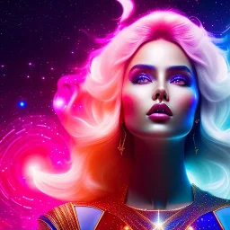 cosmic woman,highly detailed, hyper-detailed, beautifully Bluecolor-coded, insane details, intricate details, beautifully blue color graded, Cinematic, Blue Color Grading, Editorial Photography, Depth of Field, DOF, Tilt Blur, White Balance, 32k, Super-Resolution, Megapixel, ProPhoto RGB, VR, Half rear Lighting, Backlight, non photorealistic rendering