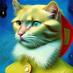 Cat van gogh