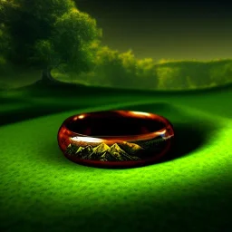 Landscape, lord of the ring, the shire, fantasy, green, Brown, warm