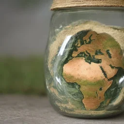 the earth in a jar