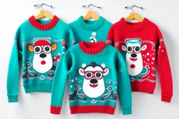 cool fun winter clothing brand winter wear random design party animal theme simple 3 colours