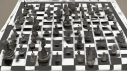 A chessboard with holes in it and Israeli tanks in place of the chess pieces