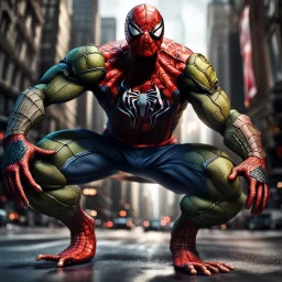 Fhoto full body, reality, Raw, spiderman as turtle, digital art, with text "addie", intricate details, powerful composition, captivating, , trending on artstation, sharp focus, studio photo, intricate details, highly detailed, by addie_digi