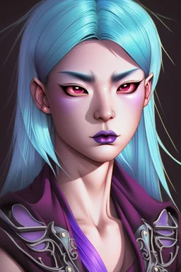 asian androgynous person, in 80's comic illustration, piercings,rainbow hair, androgynous look, epic colour treatment, cinematic colour treatment, meticulously intricate perfectly symmetrical extremely detailed, pixiv daily ranking, pixiv, extreme depth of field, artstation, spectacular details, volumetric lighting, masterpiece, cinematic, Hollywood production, 8k resolution, high definition, max octane render, vivid colors, max resolution, max perfectionism, realistic composition, professio